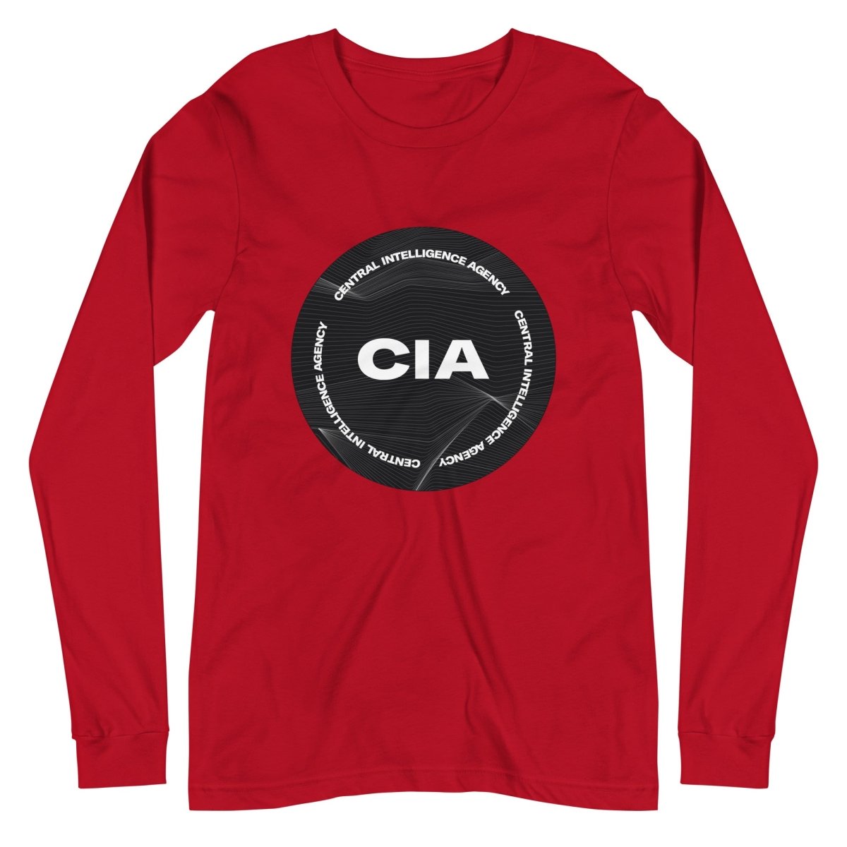 CIA 2021 Logo Long Sleeve T - Shirt (unisex) - Red - AI Store