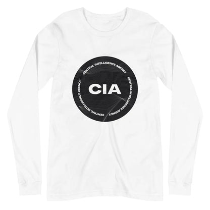 CIA 2021 Logo Long Sleeve T-Shirt (unisex) - White / M