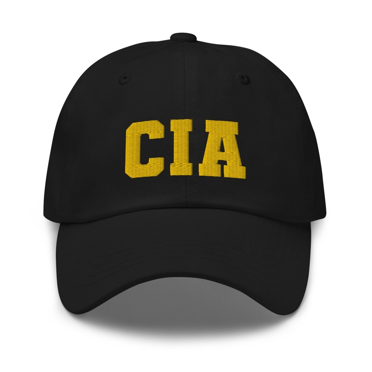 CIA Embroidered Cap - Black - AI Store