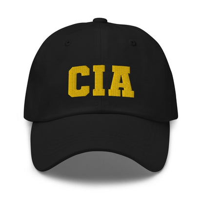 CIA Embroidered Cap - Black - AI Store