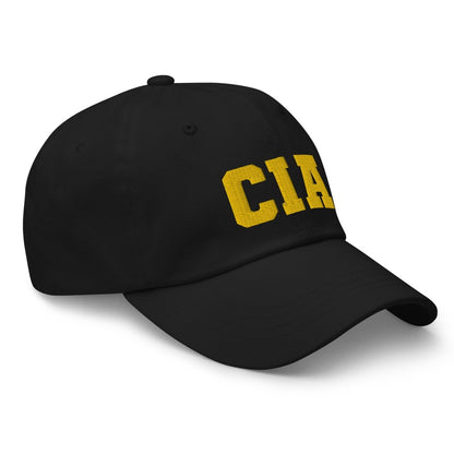 CIA Embroidered Cap - Black - AI Store