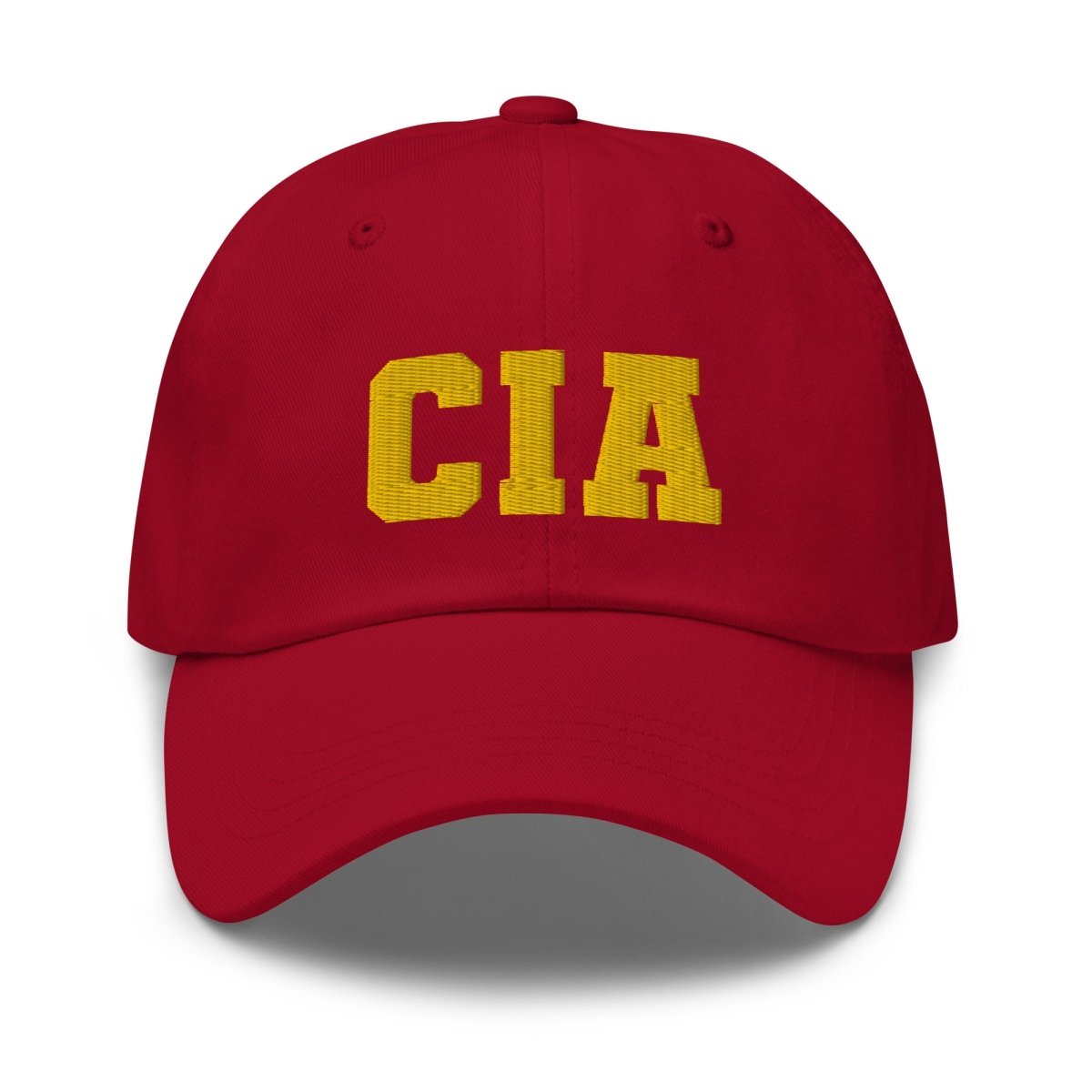 CIA Embroidered Cap - Cranberry - AI Store