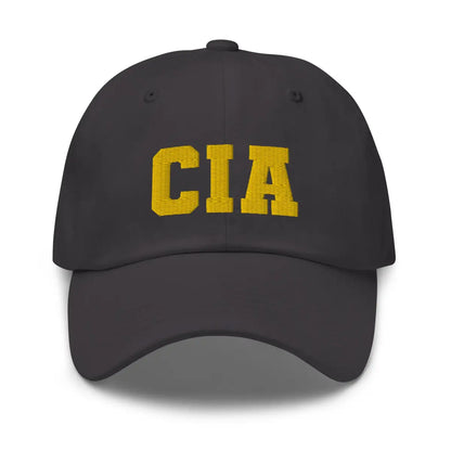 CIA Embroidered Cap - Dark Grey