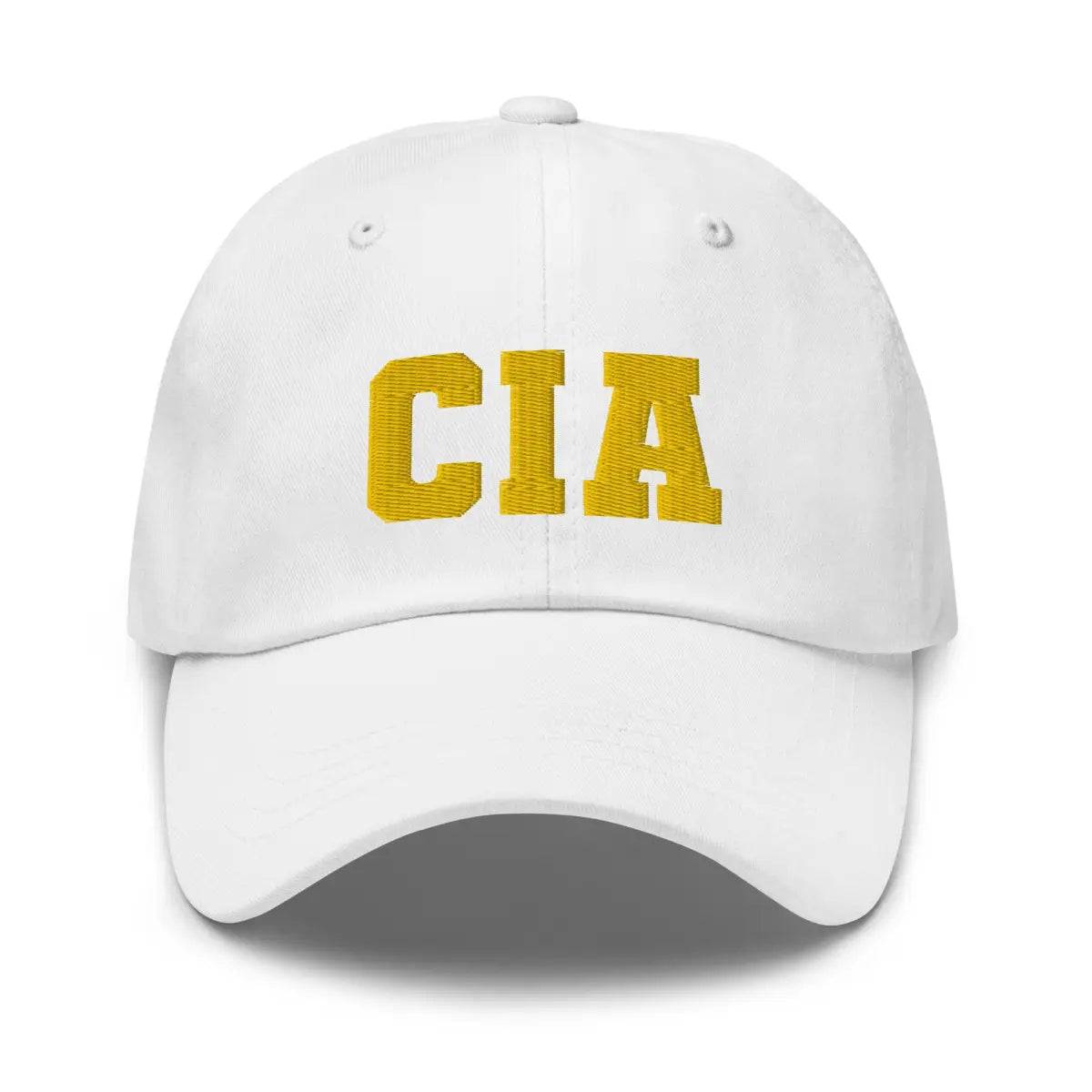 CIA Embroidered Cap - White