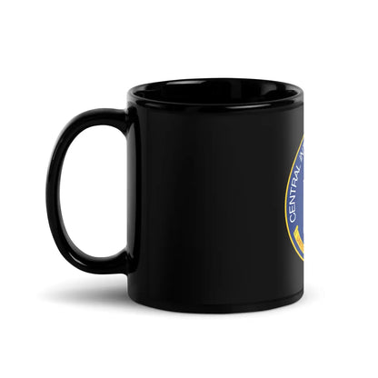 CIA Logo Black Glossy Mug - 11 oz