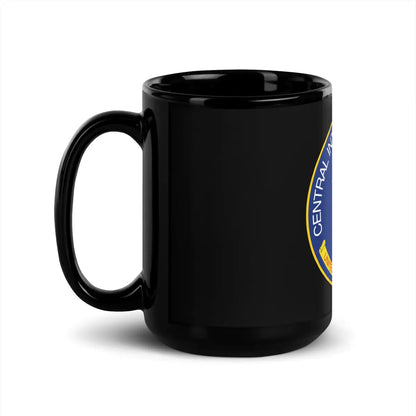 CIA Logo Black Glossy Mug - 15 oz