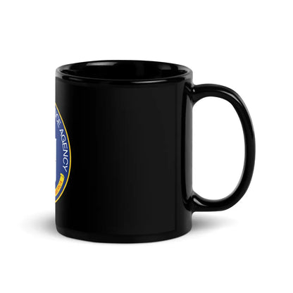 CIA Logo Black Glossy Mug