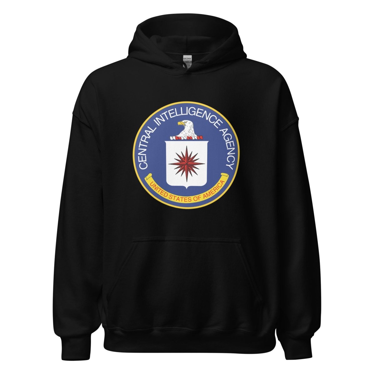CIA Logo Hoodie (unisex) - Black - AI Store
