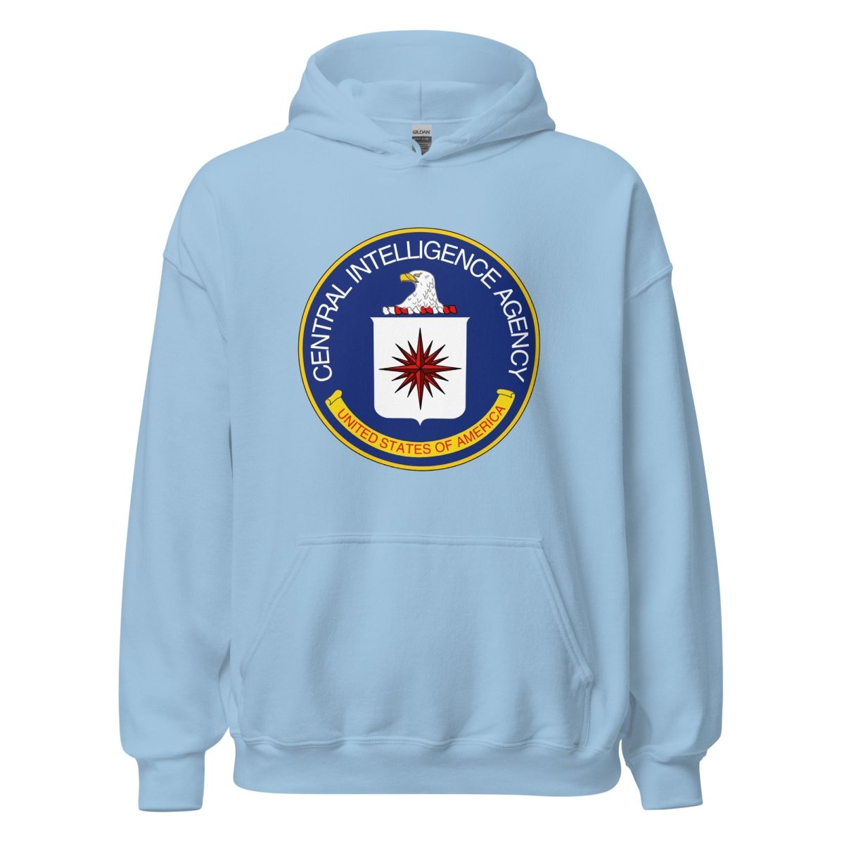 CIA Logo Hoodie (unisex) - Light Blue - AI Store