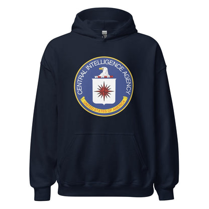 CIA Logo Hoodie (unisex) - Navy - AI Store