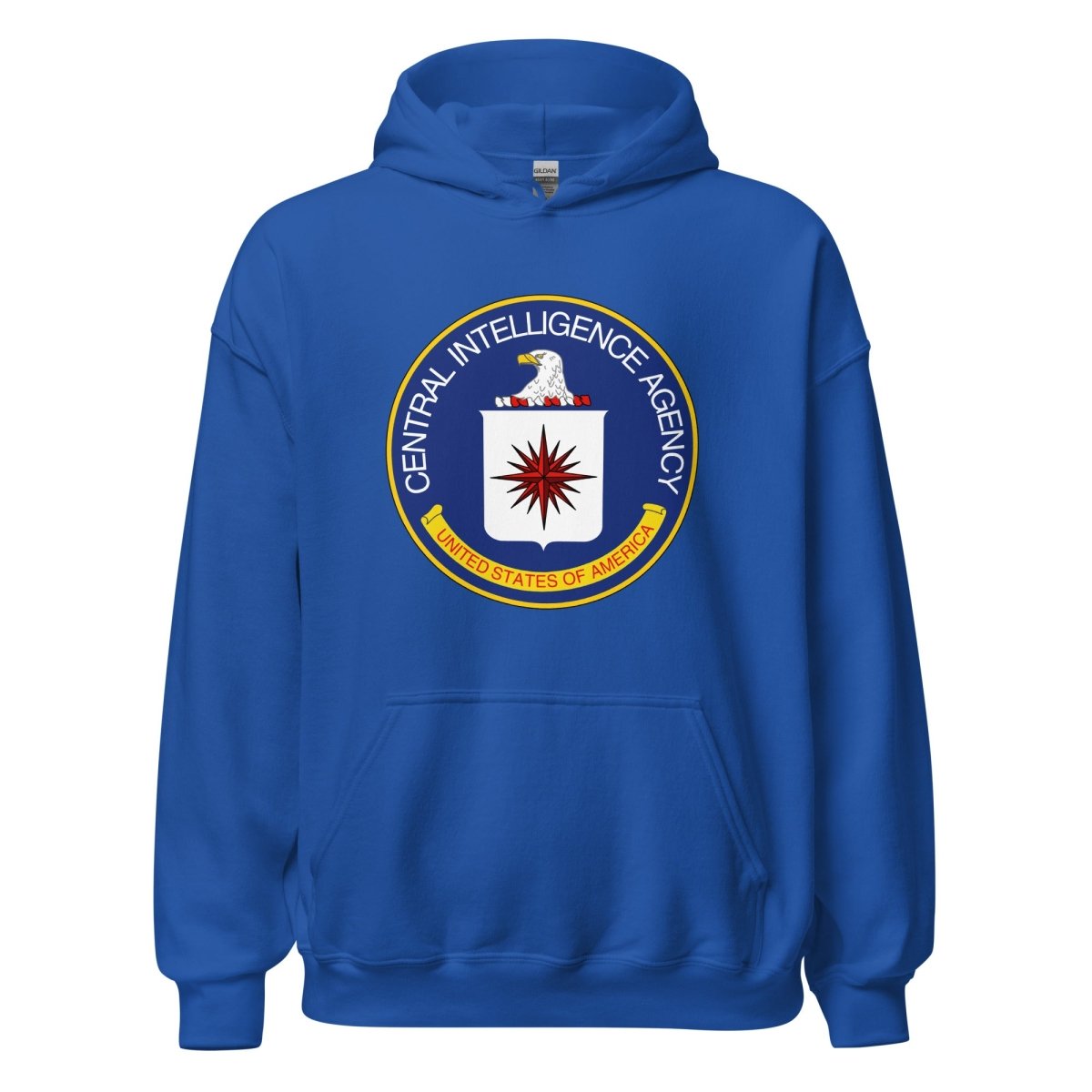 CIA Logo Hoodie (unisex) - Royal - AI Store