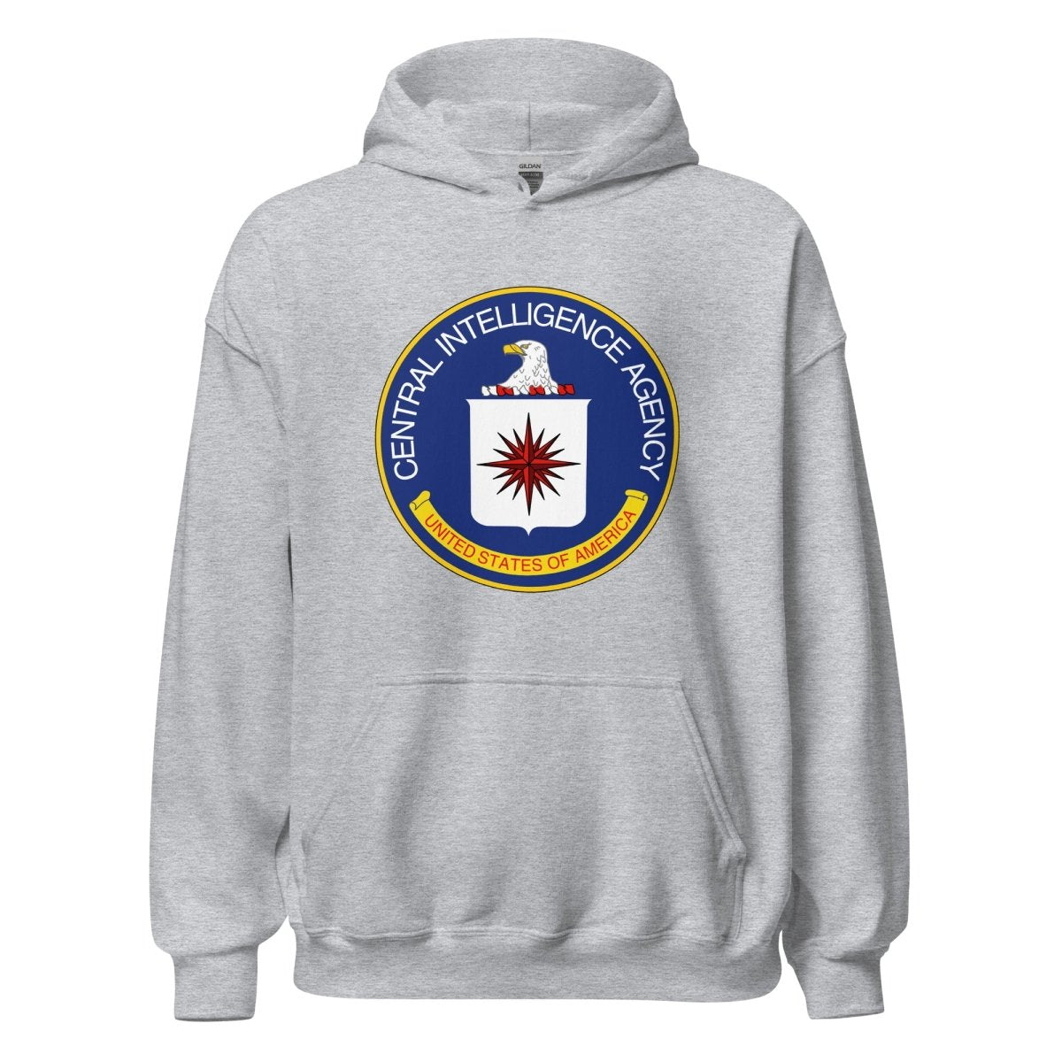 CIA Logo Hoodie (unisex) - Sport Grey - AI Store