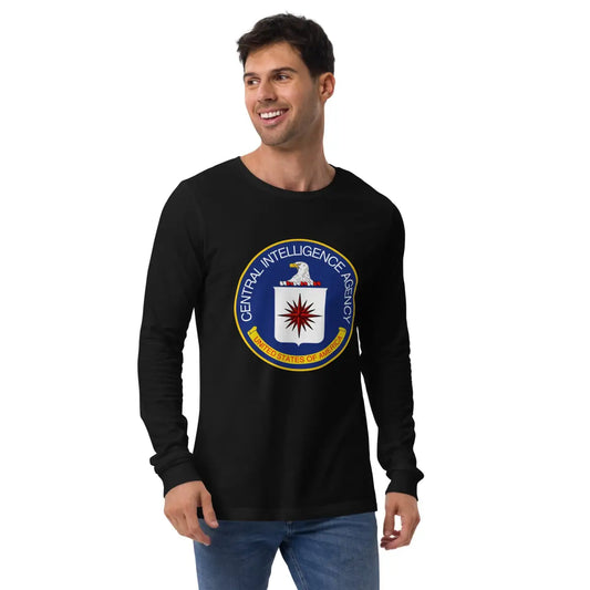 The Cia Logo Long Sleeve T-shirt (unisex).