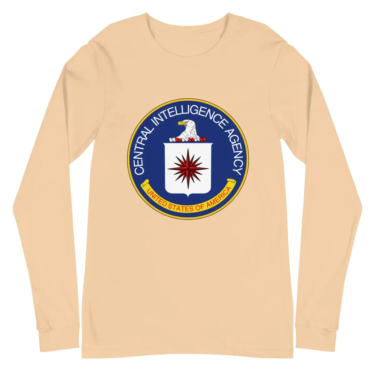 CIA Logo Long Sleeve T-Shirt (unisex) - Sand Dune / XS