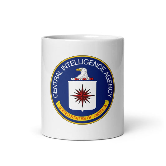 CIA Logo on White Glossy Mug - 11 oz - AI Store
