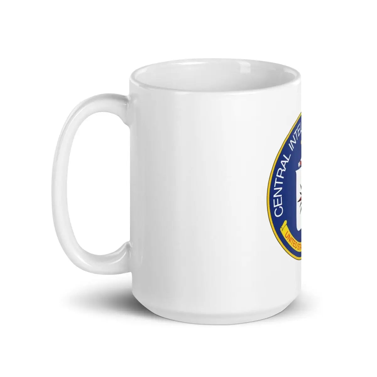 CIA Logo on White Glossy Mug