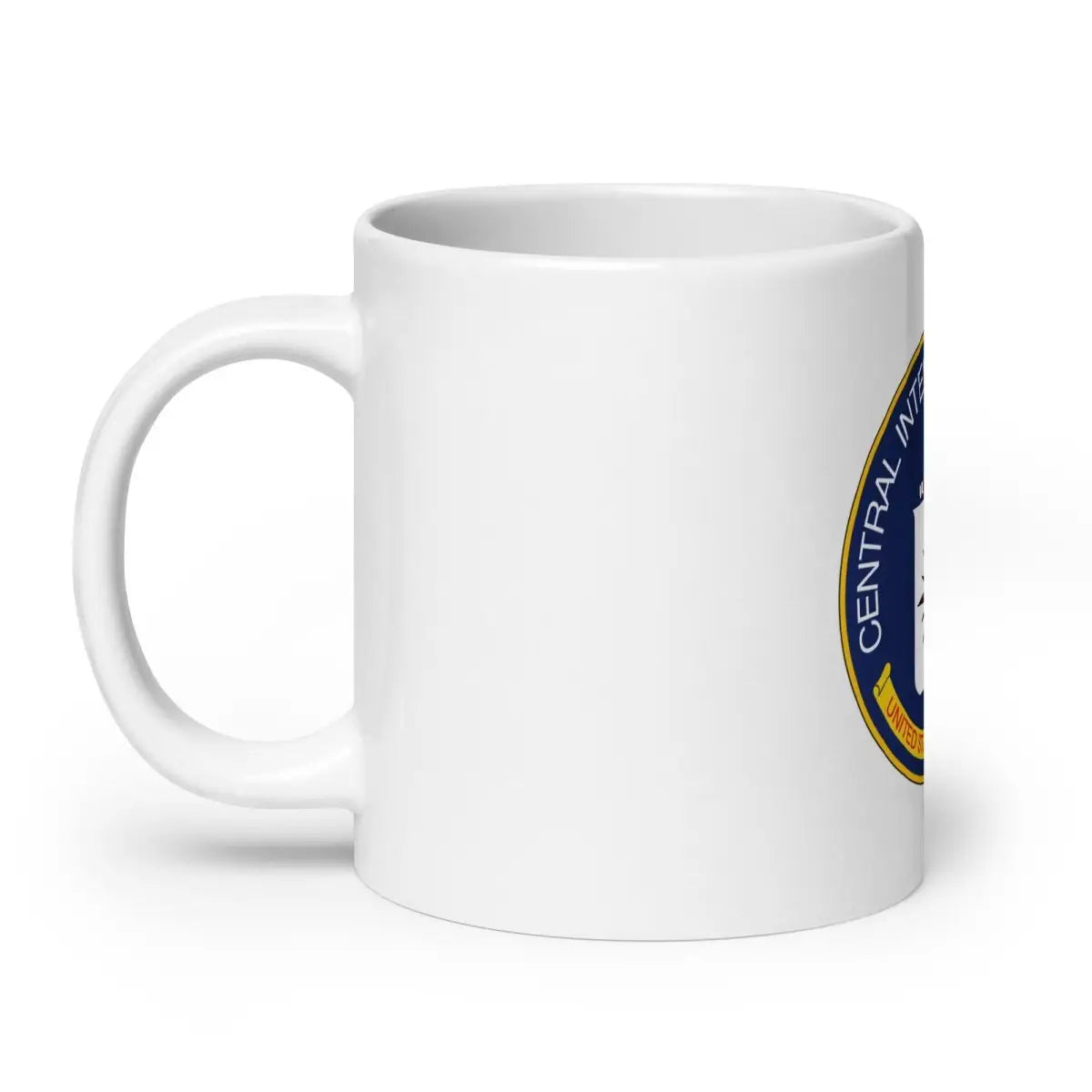 CIA Logo on White Glossy Mug