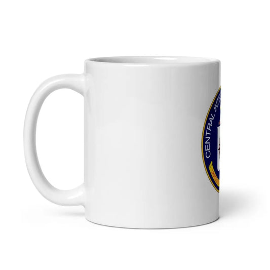 The Cia Logo on White Glossy Mug.