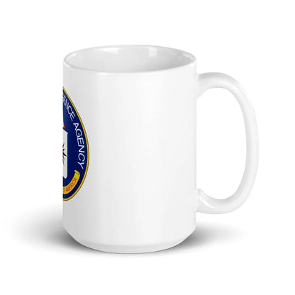 CIA Logo on White Glossy Mug