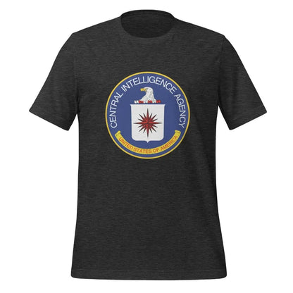 CIA Logo T-Shirt (unisex) - Dark Grey Heather / M