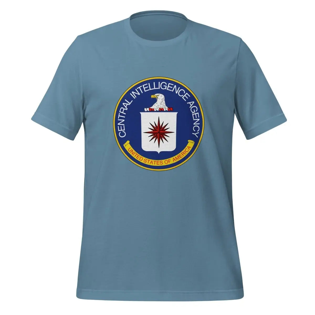 CIA Logo T-Shirt (unisex) - Steel Blue / M