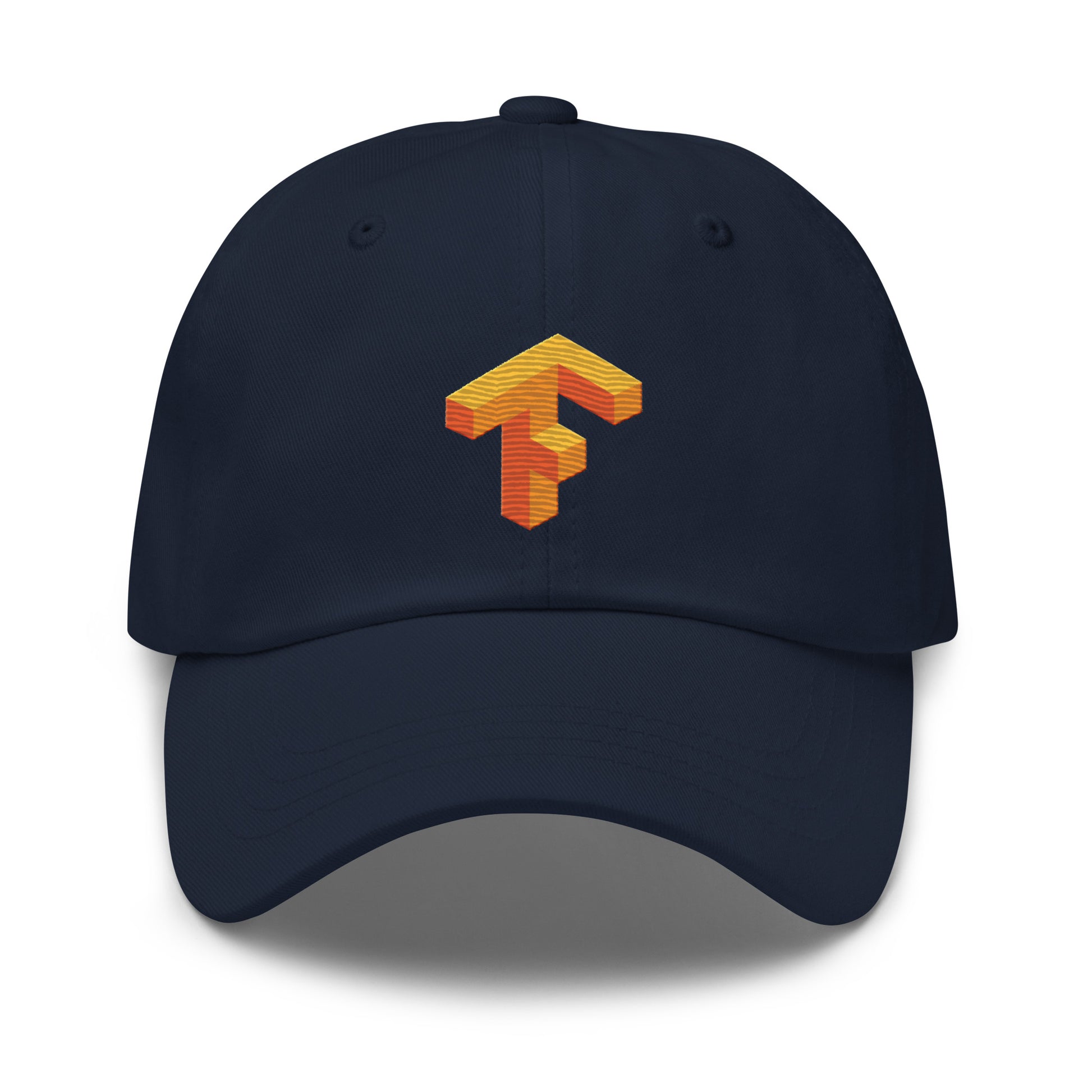 TensorFlow 1 Icon True - Color Embroidered Cap - Navy - AI Store