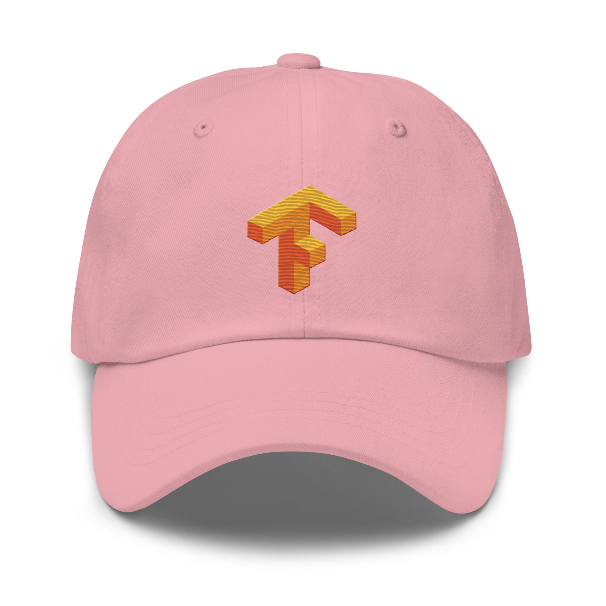 TensorFlow 1 Icon True - Color Embroidered Cap - Pink - AI Store