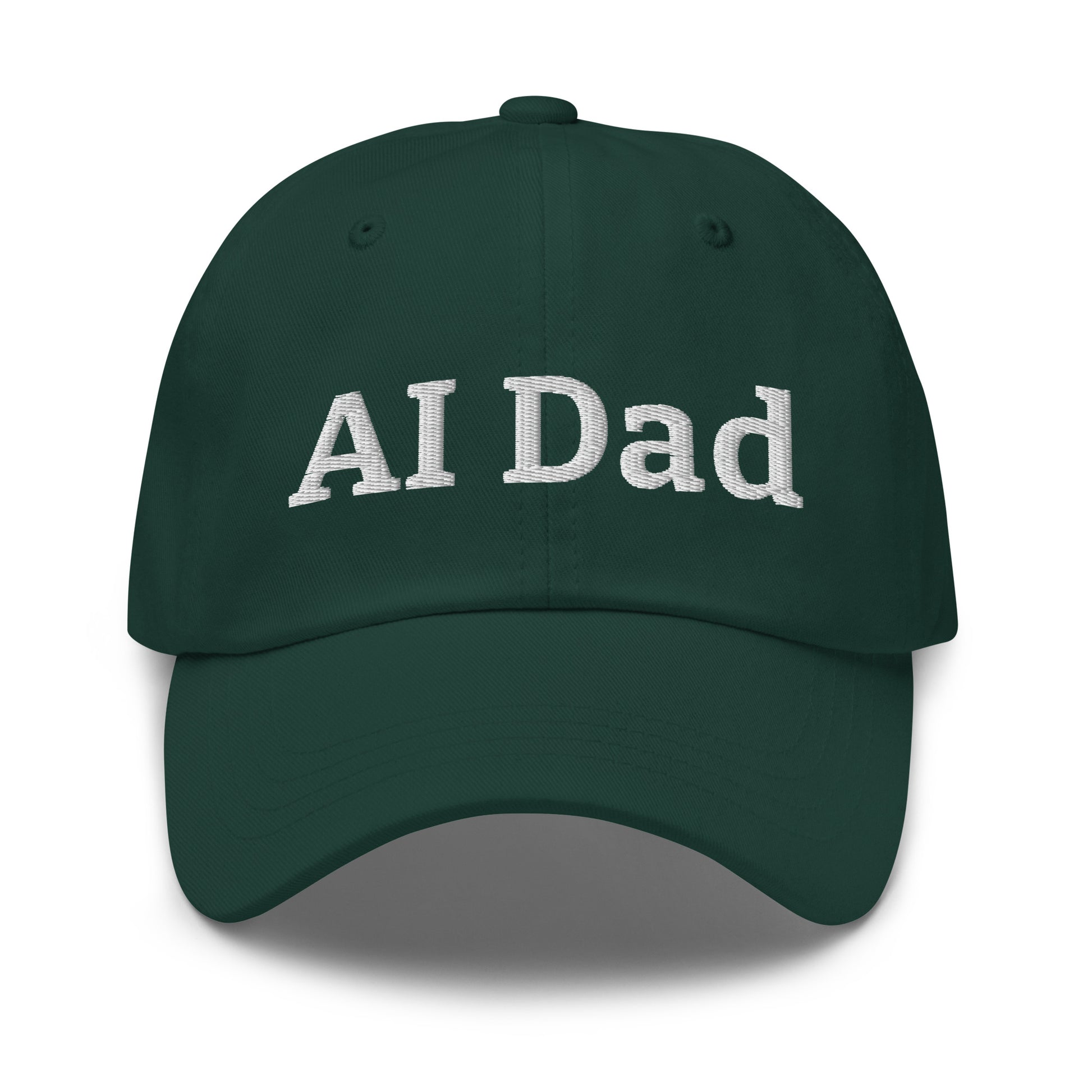 "AI Dad" Embroidered Cap - Spruce - AI Store