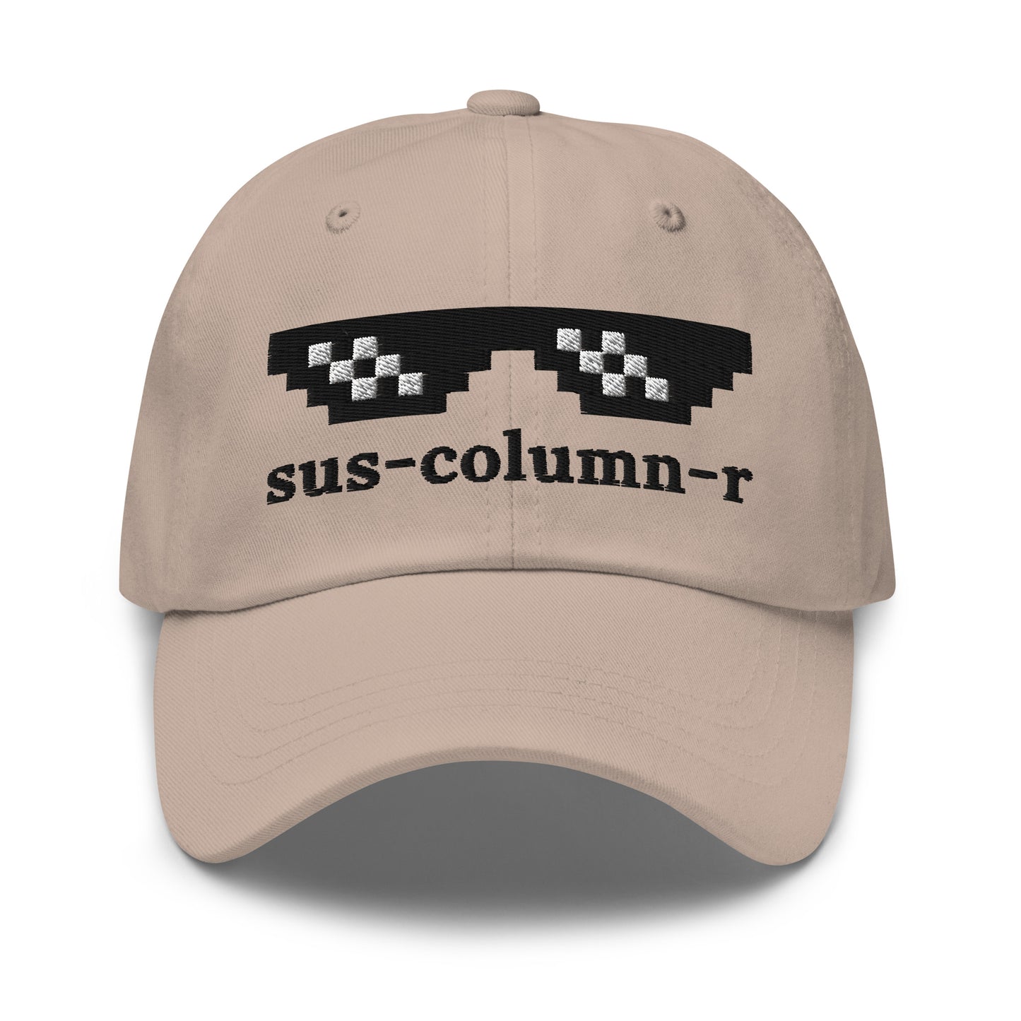 sus - column - r Thug Life Embroidered Cap - Stone - AI Store