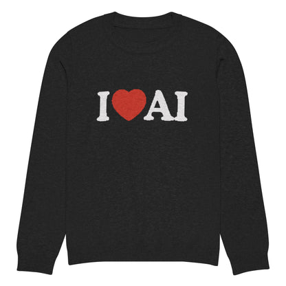 Love AI Knitted Crew Neck Sweater (unisex) - M + 2024 AI Store Discount Code