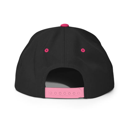 Attention is All You Need Snapback Cap - Black/ Neon Pink - AI Store