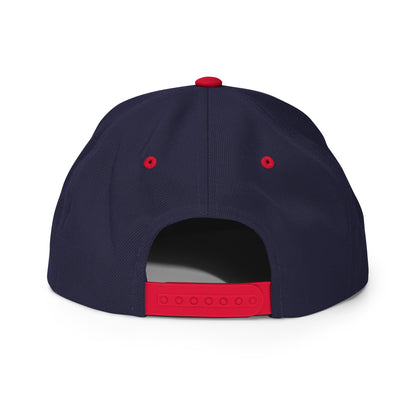 Attention is All You Need Snapback Cap - Navy/ Red - AI Store