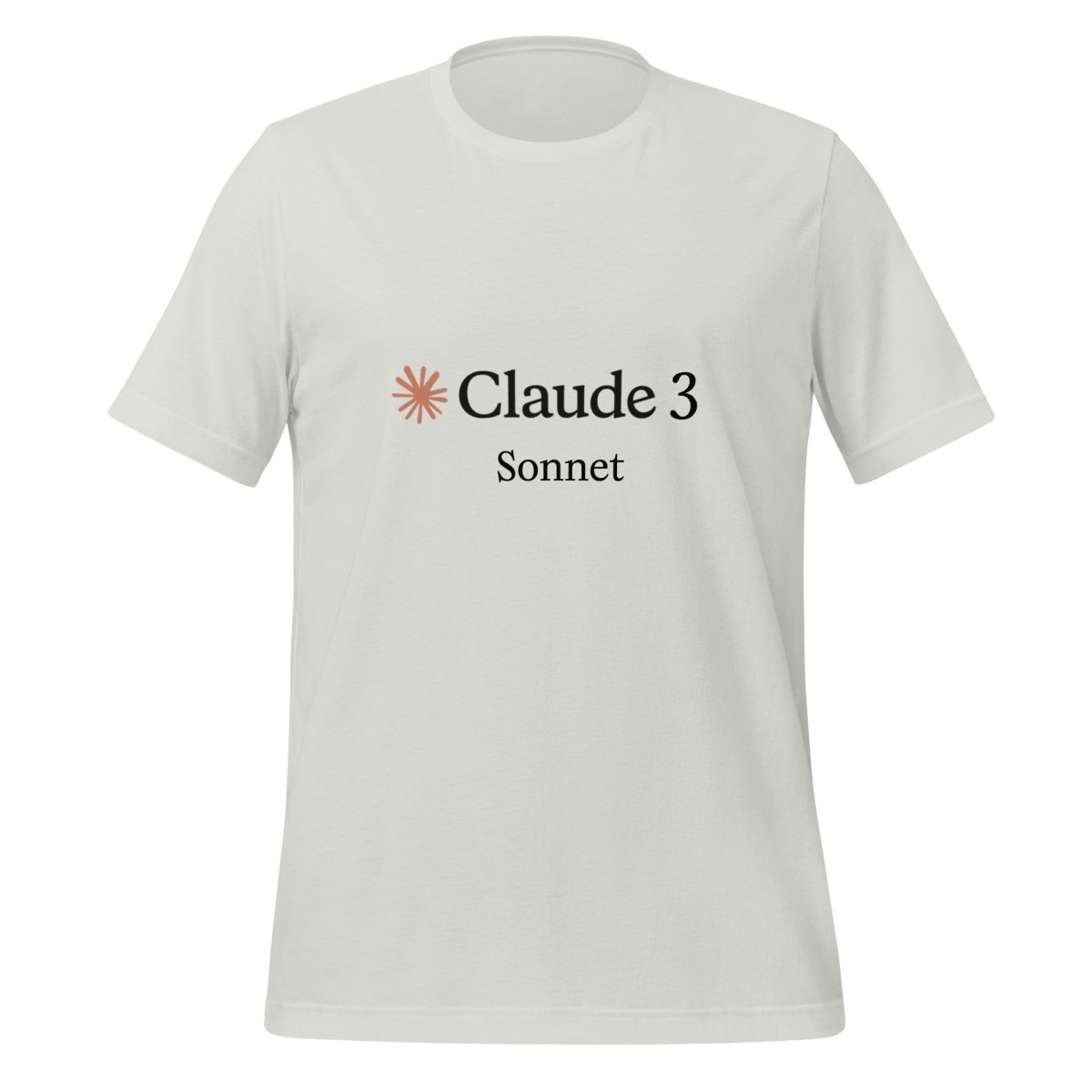 Claude 3 Sonnet T - Shirt (unisex) - Silver - AI Store