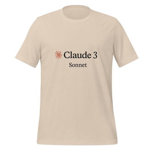 Claude 3 Sonnet T - Shirt (unisex) - Soft Cream - AI Store