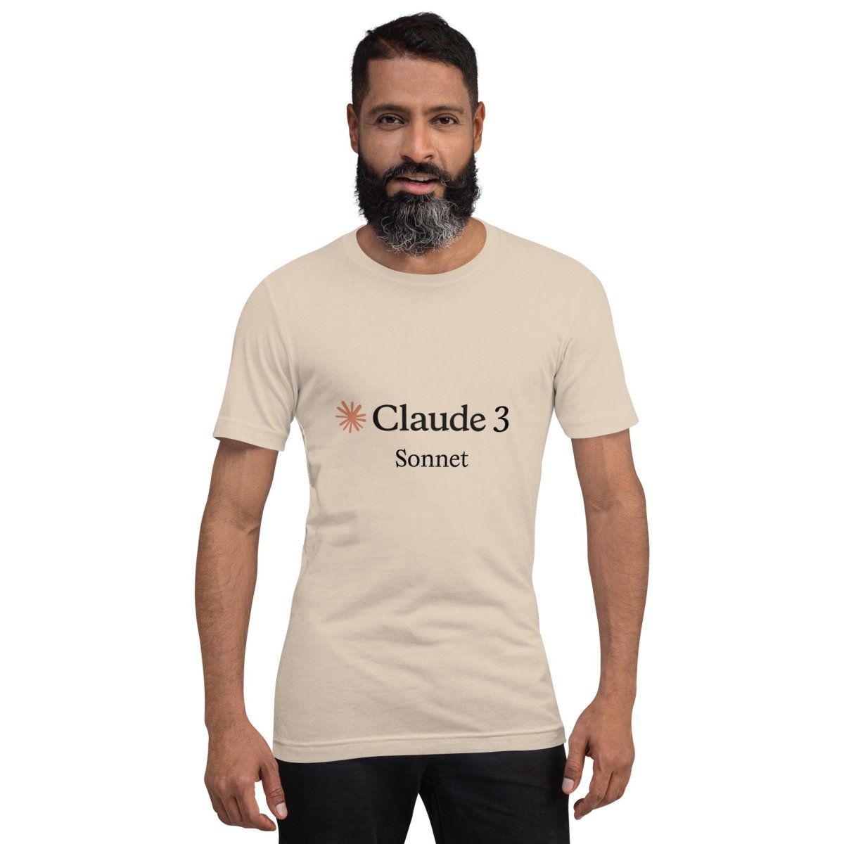 Claude 3 Sonnet T - Shirt (unisex) - Soft Cream - AI Store