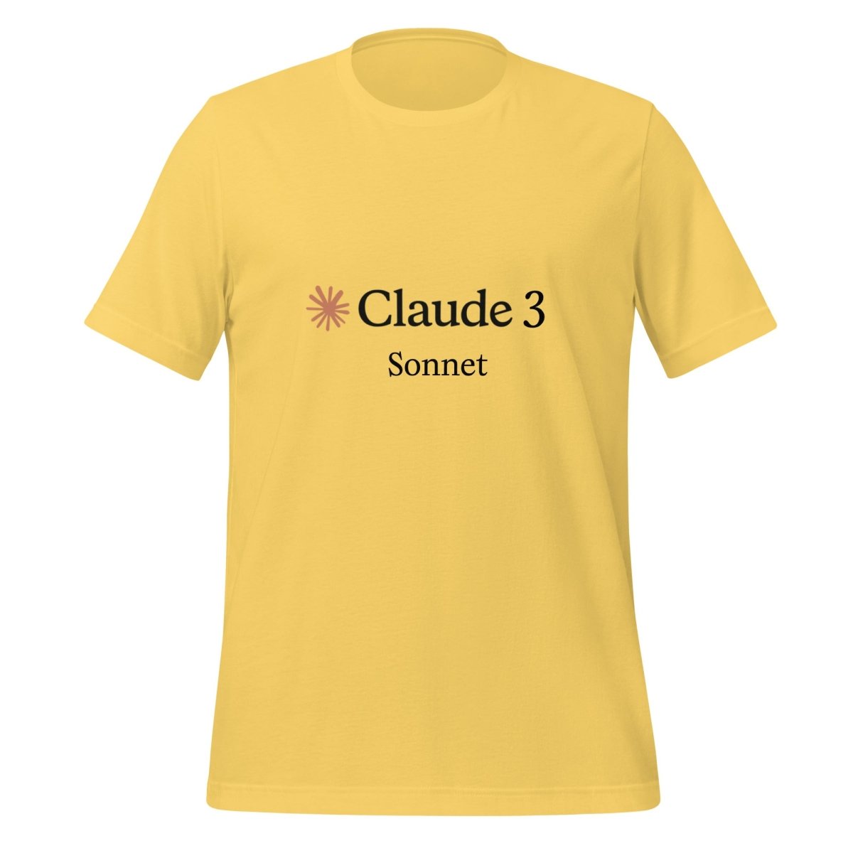 Claude 3 Sonnet T - Shirt (unisex) - Yellow - AI Store