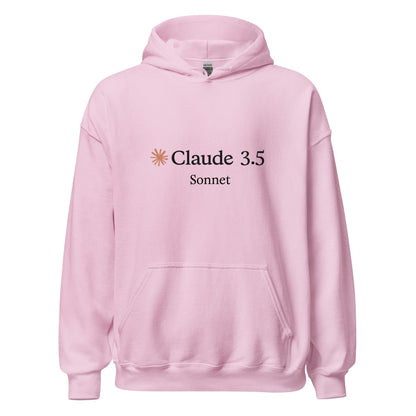 Claude 3.5 Sonnet Hoodie (unisex) - Light Pink - AI Store
