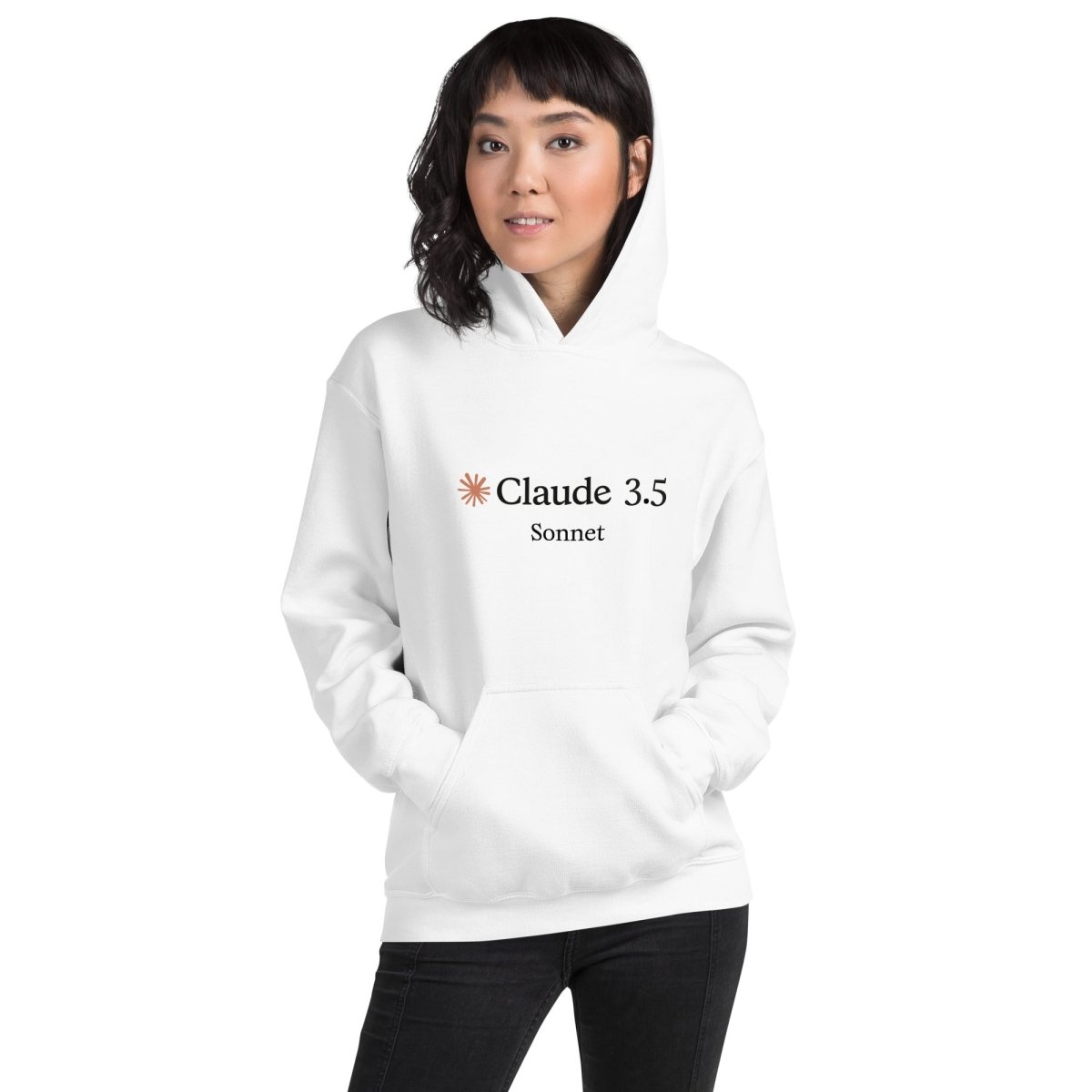 Claude 3.5 Sonnet Hoodie (unisex) - White - AI Store