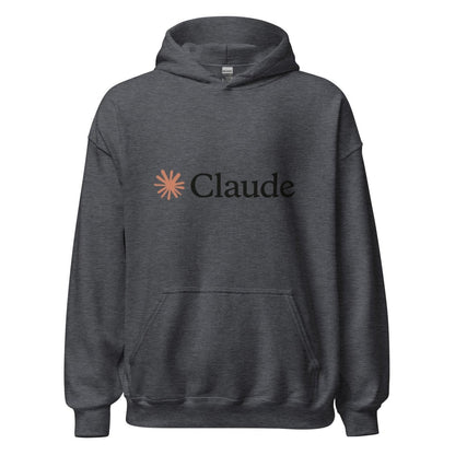Claude Logo Hoodie (unisex) - Dark Heather - AI Store