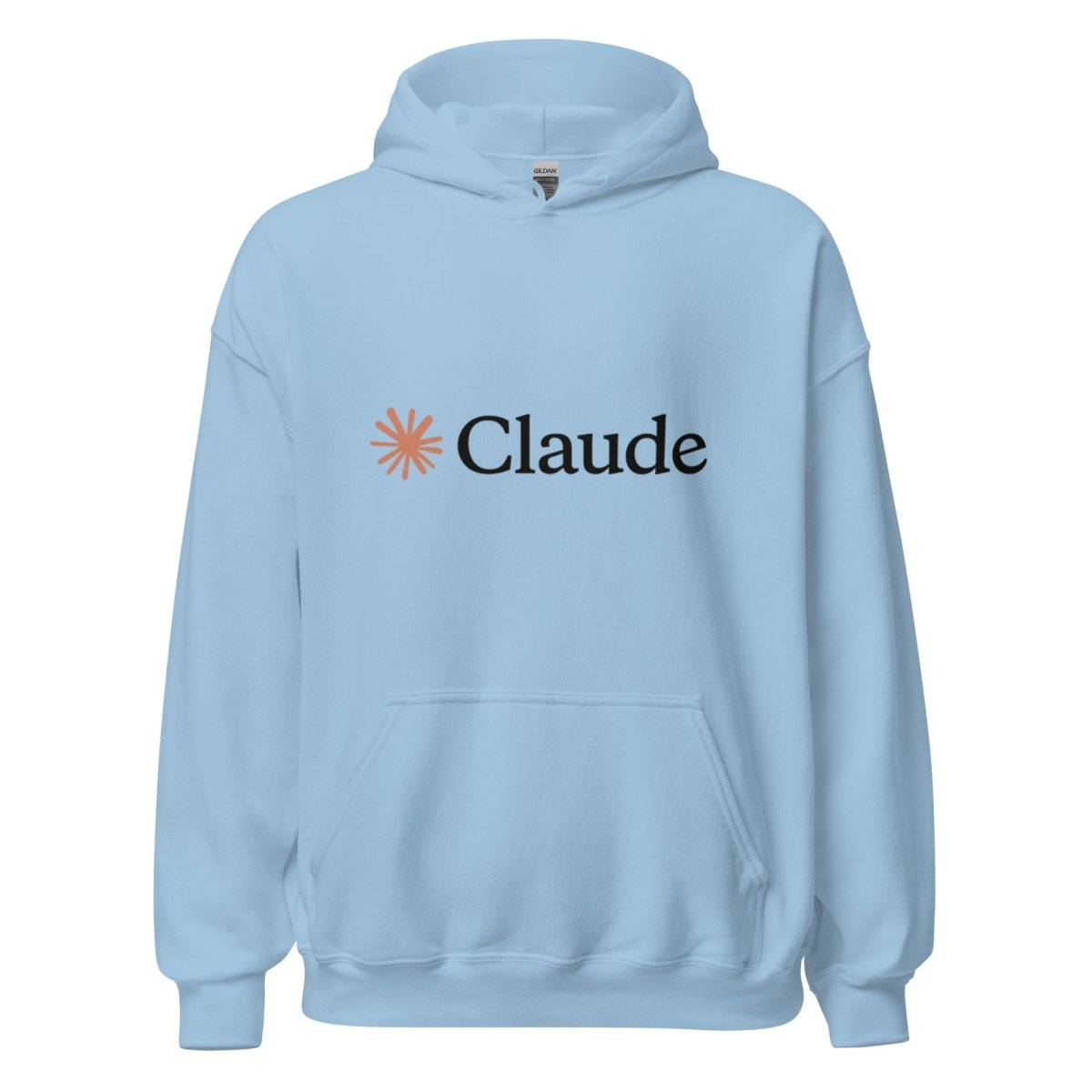 Claude Logo Hoodie (unisex) - Light Blue - AI Store