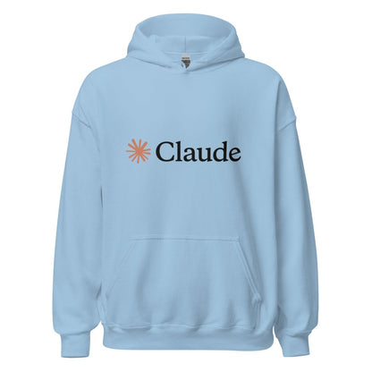 Claude Logo Hoodie (unisex) - Light Blue - AI Store
