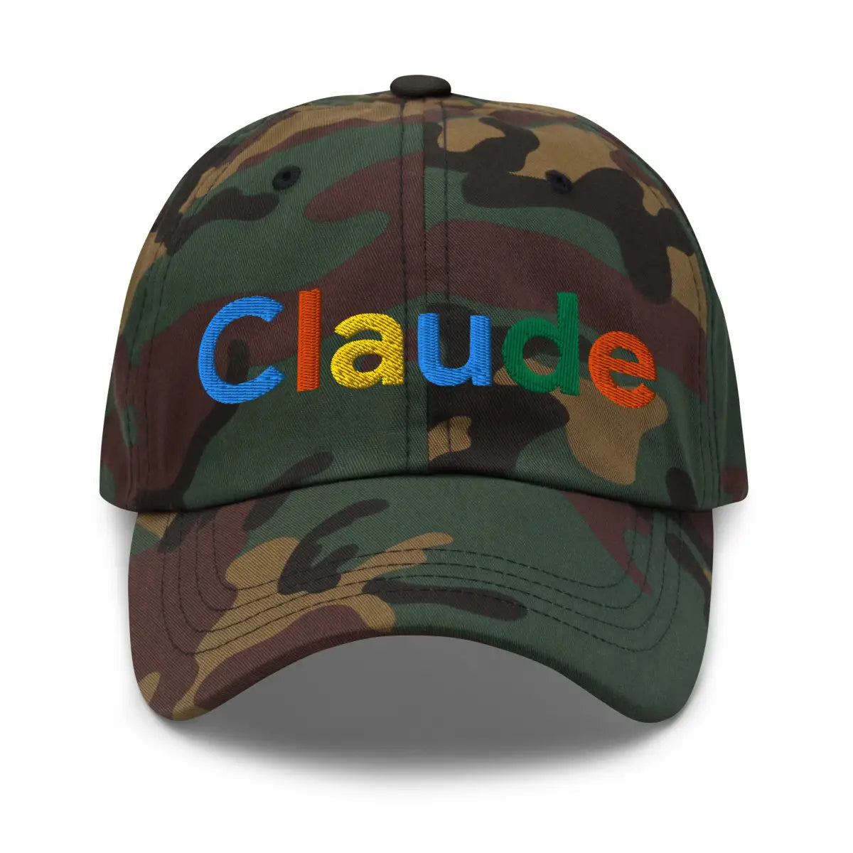 Claude Search Logo Cap - Green Camo