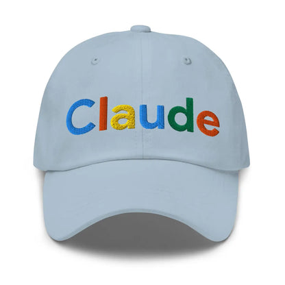 Claude Search Logo Cap - Light Blue