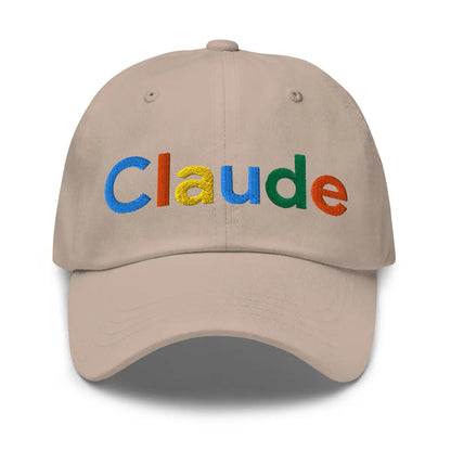 Claude Search Logo Cap - Stone