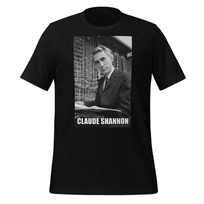 Claude Shannon Forever T-Shirt (unisex) - Black - AI Store