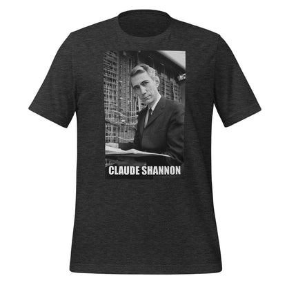 Claude Shannon Forever T-Shirt (unisex) - Dark Grey Heather - AI Store