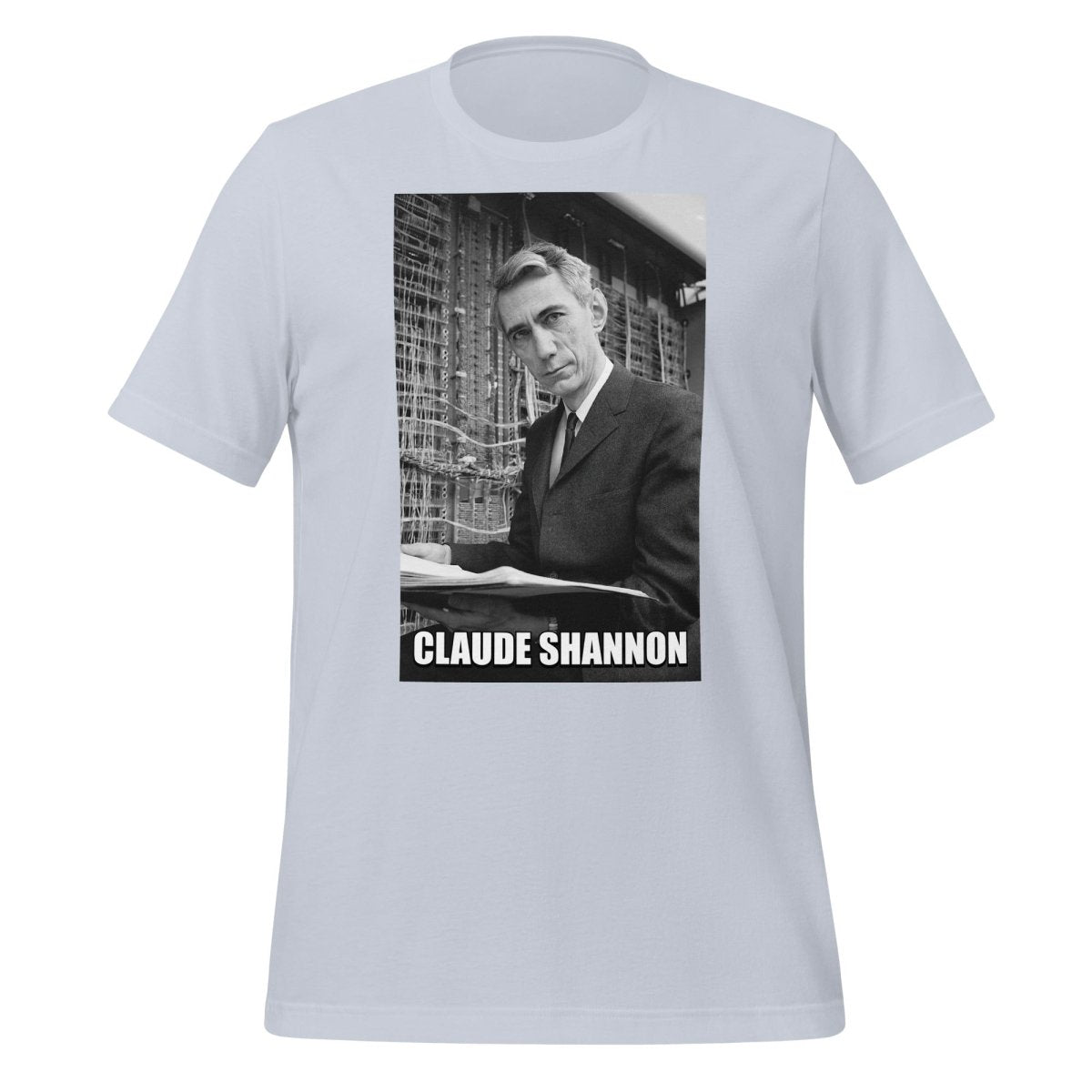 Claude Shannon Forever T-Shirt (unisex) - Light Blue - AI Store