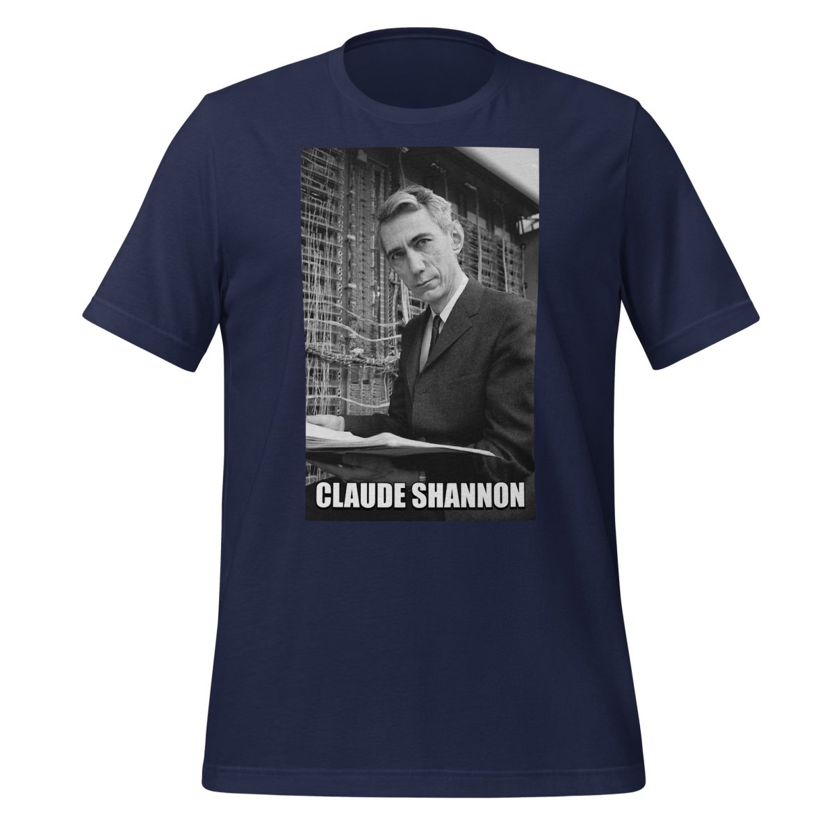 Claude Shannon Forever T-Shirt (unisex) - Navy - AI Store