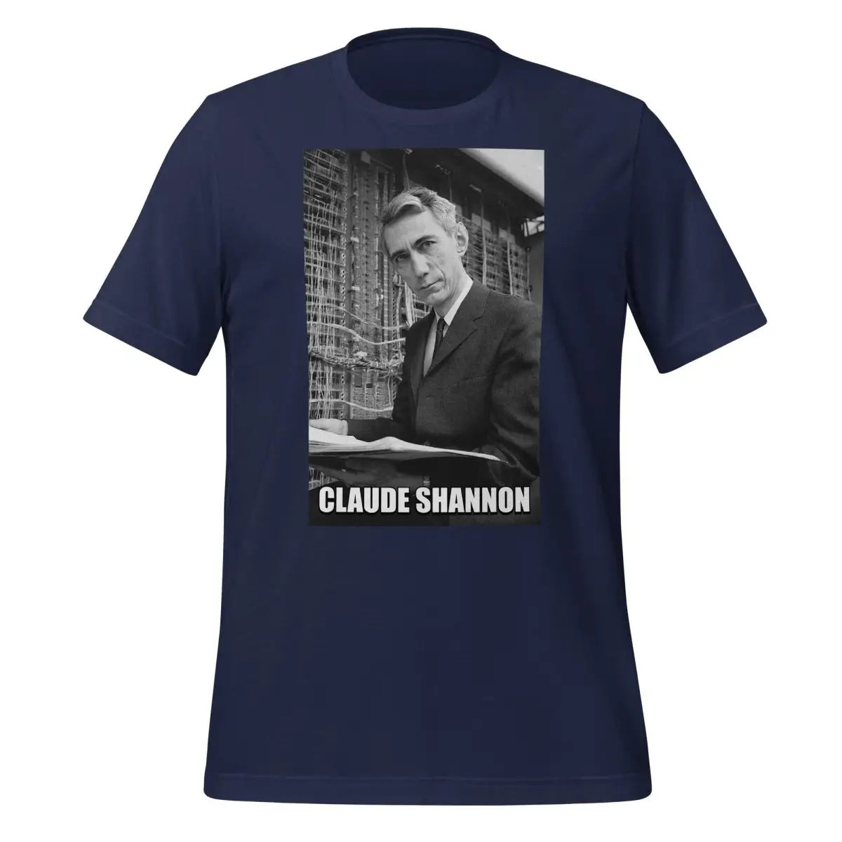 Claude Shannon Forever T-Shirt (unisex) - Navy / M