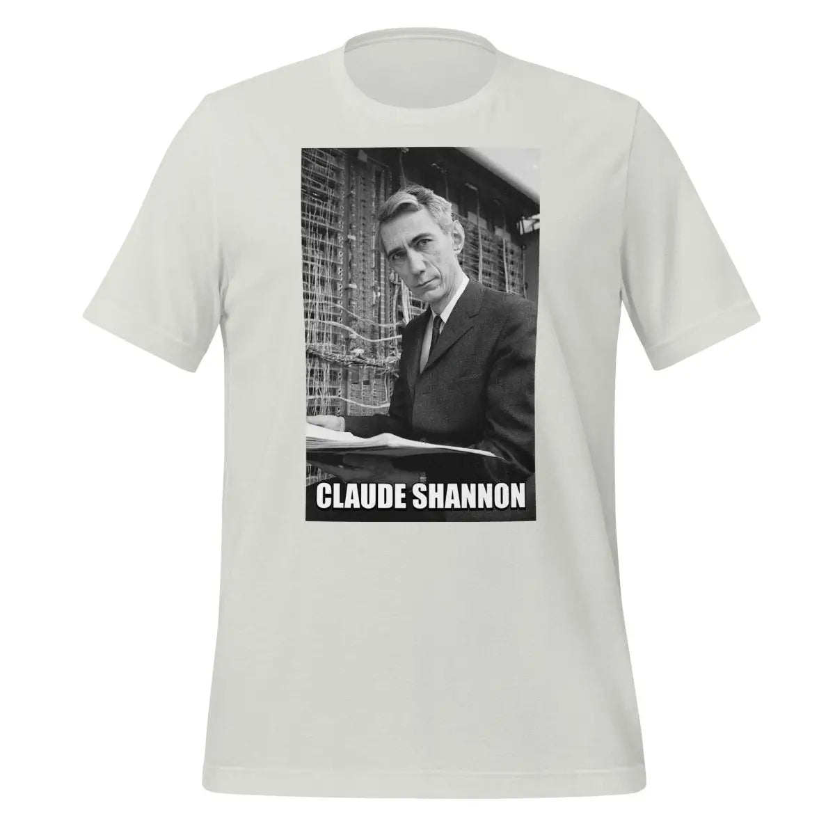 Claude Shannon Forever T-Shirt (unisex) - Silver / M